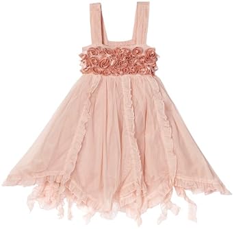 Mimi & Maggie Toddler Girls Pale Pink Cluster Roses Dress