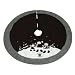 48" Oakland Raiders NFL Football Snowman Family Plush Christmas Tree Skirt #1727