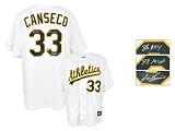 Jose Canseco Autographed Jersey - Replica, Oakland Athletics, ROY/MVP Inscription - Autographed MLB Jerseys