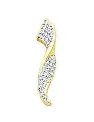 18K Yellow Gold Diamond Pendant - 0.96 Ct. -- LIFETIME WARRANTY