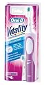 Braun Oral-B Vitality Precision Clean Rechargeable Toothbrush Colour Edition Purple/Pink