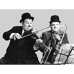 A3 Glossy Gloss photo print classic film star Laurel and Hardy Radio Shows
