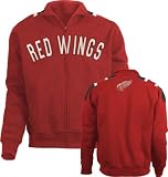Detroit Red Wings Carbon Full-Zip Track Jacket
