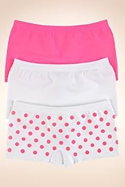 3 Pack Older Girls Assorted Seam Free Shorts