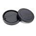 Rear Lens &amp; Camera Body Caps for Sony Alpha SLT-A33, SLT-A35, SLT-A55, SLT-A55V, SLT-A57, SLT-A65, SLT-A65V, SLT-A77, SLT-A77V