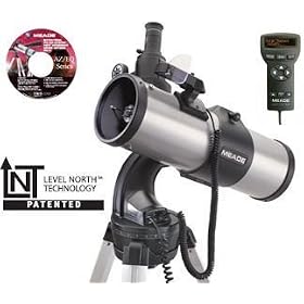 Meade DS-2114ATS-LNT Altazimuth Reflector Telescope - Silver (20123)