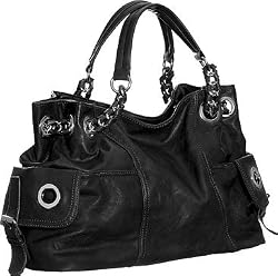 Oversized ''Kudreau'' Satchel - Black, Brown, Purple or Navy Blue
