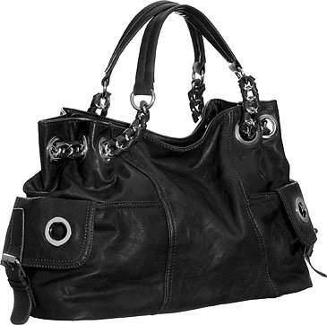 Oversized ''Kudreau'' Satchel - Black, Brown, Purple or Navy Blue