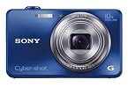 Sony CyberShot DSC-WX150 (Blue) with 4GB SD Card + Camera Pouch