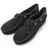 Minnetonka(ミネトンカ)フリンジド モック/FRINGED MOC/532/533/537/530 (7.5inch(24~24.5cm), 530:ブラック)