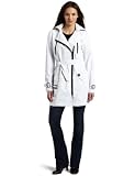 Miss Sixty Women's Asymmetrical Zip Trench Coat