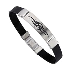 Extravaganza Armband 23cm aus Kautschuk und Edelstahl 344060104