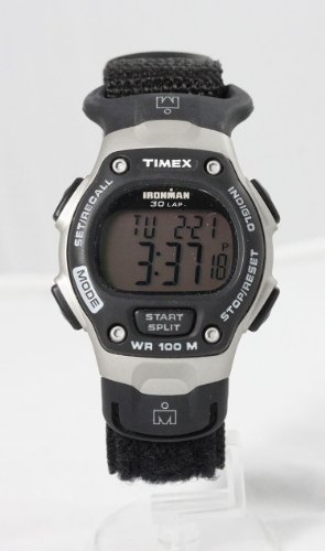 Timex Unisex Ironman Triathlon 30 Lap Chronograph Digital Alarm Nylon Strap Watch T62941