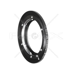 Fotodiox Pro Adapter -- Nikon Lens - Canon EOS Camera Adapter for Canon 1d, 1ds, Mark II, III, IV, 5D, 5D Mark II, 7D, 10D, 20D, 30D, 40D, 50D, Digital Rebel xt, xti, xs, xsi, t1i, t2i, 300D, 350D, 400D, 450D, 500D, 550D, 1000D