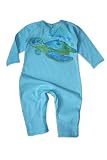 Itsus Baby-Boys Newborn Turtle Long Sleeve Coverall Bodysuit
