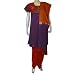 Shalwar Kameez Cotton Embroidered Dress Size M (slk345)