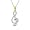10k Yellow Gold Diamond Music Note Pendant (1/5 cttw, I-J Color, I3 Clarity), 18