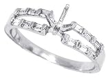 0.35ct Diamond Bridal Semi Mount Ring in 14 Kt White Gold