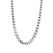 Gatik Men's Stainless Steel Barrell Link Necklace