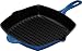 Le Creuset Enameled Cast-Iron 10-1/4-Inch Square Skillet Grill, Cobalt