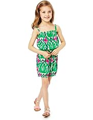Assorted Print Playsuit with Belt