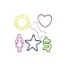 Toys : Silly Bandz Fun Shapes - 24 Pack