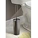 iDesign Loop Toilet Bowl Brush and Holder for Bathroom Storage - Bronze