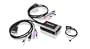 IOGEAR 2-Port USB DVI-D Cable KVM with Audio and Mic GCS932UB (Black)