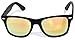 Vintage Retro Classic Mirror Reflective Revo Lens Wayfarer Style Sunglasses (Mirror Lens - Black Frame)