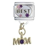  : Best Mom Dangle Italian Charms