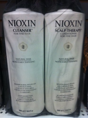 Nioxin System 2 Cleanser & Scalp Therapy DUO (33.8 Oz)