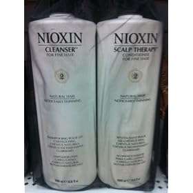 Nioxin System 2 Cleanser & Scalp Therapy DUO (33.8 Oz)