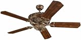 Montecarlo Ceiling Fans Aberdeen Model 5AB52BR in British Bronze. Indoor fan.