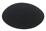 Hand Knitted Kippah - Black
