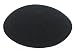 Knitted Kippah (Plain Yarmulke)- Black: 16cm