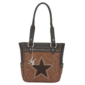 Tote Bag Western Tooled Leather Purse American West