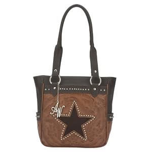 Tote Bag Western Tooled Leather Purse American West