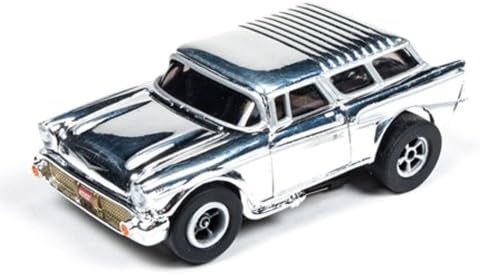 Auto World 272 1957 Chevy Nomad Chrome Xtraction Ultra G HO Slot Car