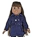 Fibre Craft Springfield Collection: Peacoat for 18-Inch Dolls, Blue