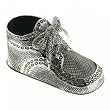 Silver Plated Baby Shoe Bank Engravable Birth Info