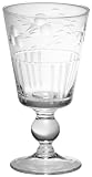 Signature Housewares Faustina 12-Ounce Wine/Water Glasses, Clear, Set of 4