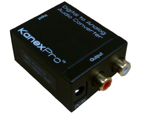 KanexPRO Series Digital S/PDIF to Analog RCA Audio Adapter / Converter