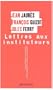 Lettres aux instituteurs