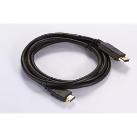 1.8M 6FT DP Display Port Male to HDMI Male Cable HDTV - Black