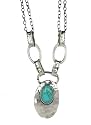 Collier de turquoise sur M&eacute;tal
