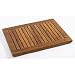 Le spa Teak Rectangular Floor Mat (Teak Honey Brown Oiled) (24"W x 18"D x 1"H)