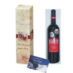 Super Weingeschenk, XALOC Monada - Eine Weinsensation. Ein wundersch�nes Geschenk in 1er Weihnachts Pr�sentbox Weihnachtsengel