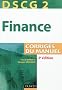 DSCG 2 - Finance - 3e �dition - Corrig�s du manuel
