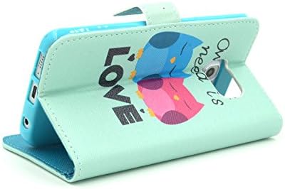 S6 Edge Case, S6 Edge Wallet LeeKooLuu PU Leather Flip Case Stand Cover with Card Slots and Money Pocket for Samsung Galaxy S6 Edge (Neighbor Totoro)