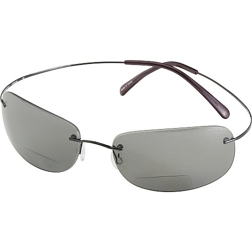 Ono's Latitude Polarized Fishing Sunglasses w/ Built-in Readers, Choose Lens - Grey 1.50
